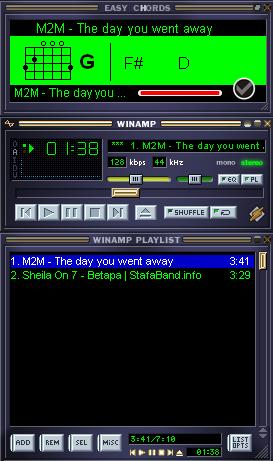 Cari Chord Lagu Dengan Winamp