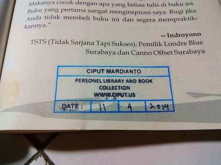 Stempel Koleksi Buku